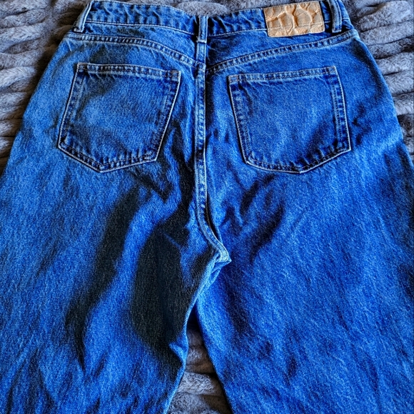 HM blue jeans size 6 not stretchy true size - Picture 5 of 5